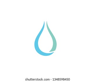 Water drop Logo Template vector illustration design