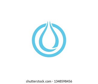 Water drop Logo Template vector illustration design