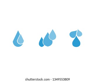 water drop Logo Template vector illustration design
