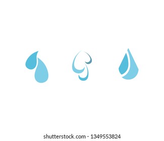 water drop Logo Template vector illustration design
