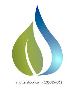 water drop Logo Template vector illustration design