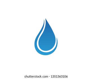 Water drop Logo Template vector illustration design