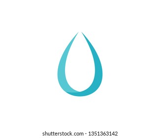 Water drop Logo Template vector illustration design