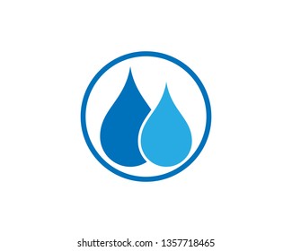 Water Drop Logo Template vector illustration design - Vector