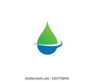Water Drop Logo Template vector illustration design - Vector