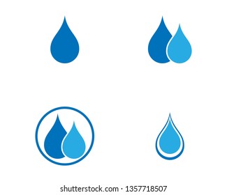 Water Drop Logo Template vector illustration design - Vector