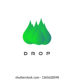 water drop Logo Template vector illustration design 