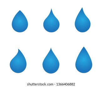 water drop Logo Template vector illustration design