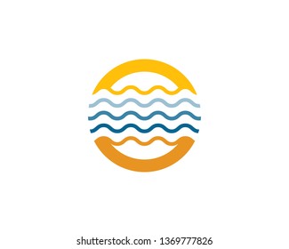water drop Logo Template vector illustration design
