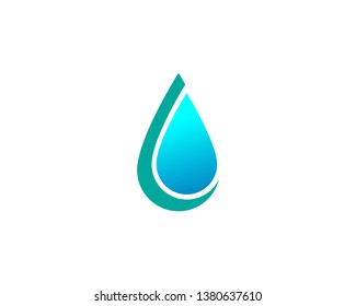 Water drop logo template - Vector