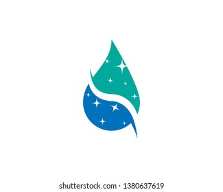 Water drop logo template - Vector