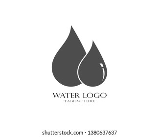 Water drop logo template - Vector