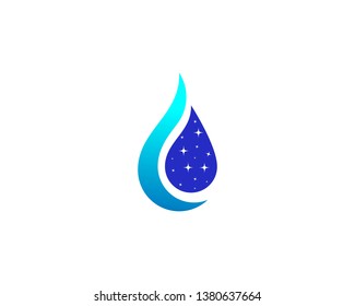 Water drop logo template - Vector