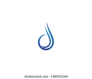 Water drop Logo Template vector illustration design