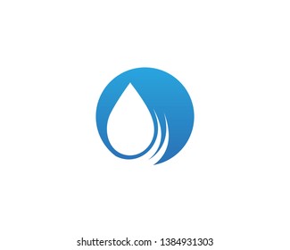 Water drop Logo Template vector illustration design