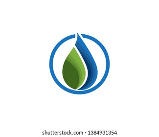 Water drop Logo Template vector illustration design