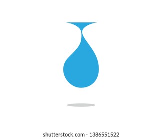 Water drop Logo Template vector illustration design