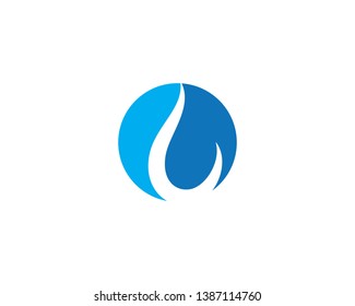 water drop Logo Template vector illustration design