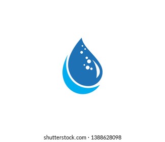 water drop Logo Template vector illustration design