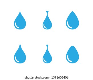 water drop Logo Template vector illustration design
