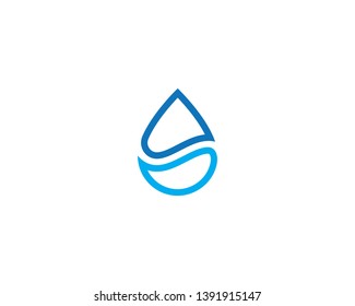 water drop Logo Template vector illustration design