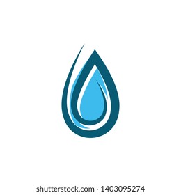 Water drop Logo Template vector illustration design