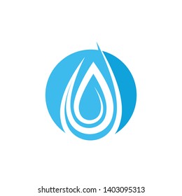 Water drop Logo Template vector illustration design