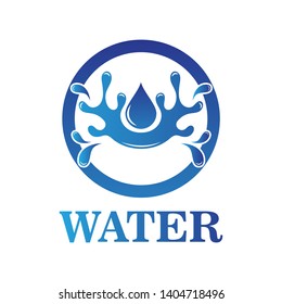 water drop Logo Template vector illustration design