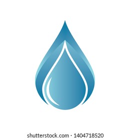 water drop Logo Template vector illustration design