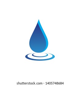 water drop Logo Template vector illustration design