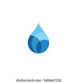 Water drop Logo Template vector illustration design