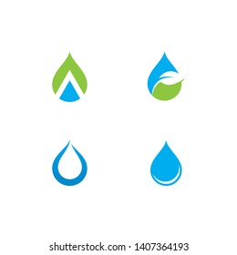 water drop Logo Template vector illustration design