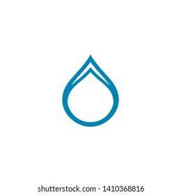 Water Drop Logo template vector icon illustration design 
