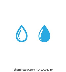 water drop Logo Template vector illustration design
