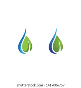 water drop Logo Template vector illustration design

