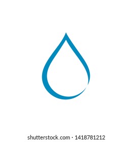 Water Drop Logo template vector icon illustration design 