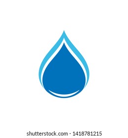 Water Drop Logo template vector icon illustration design 
