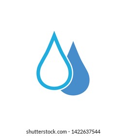 water drop Logo Template vector illustration design
