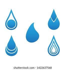 water drop Logo Template vector illustration design