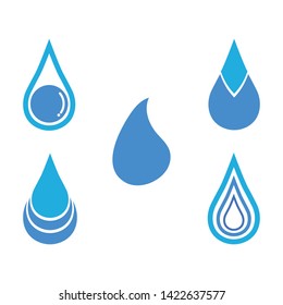 water drop Logo Template vector illustration design