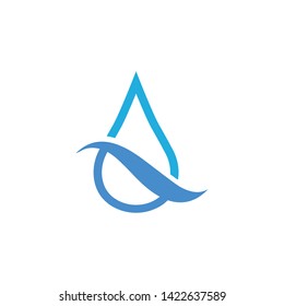 water drop Logo Template vector illustration design