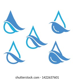 water drop Logo Template vector illustration design