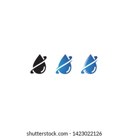 water drop Logo Template vector illustration design
