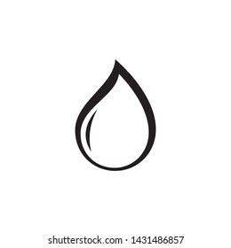 water drop Logo Template vector illustration design