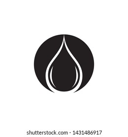 water drop Logo Template vector illustration design