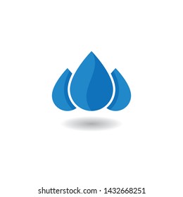 water drop Logo Template vector illustration design