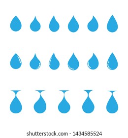 Water drop Logo Template vector illustration design