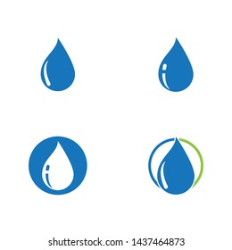 Water drop Logo Template vector illustration design