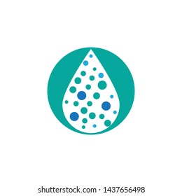 Water drop logo Template vector illustration design