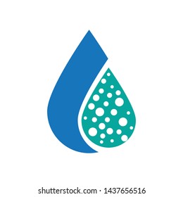 Water drop logo Template vector illustration design